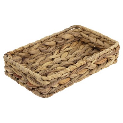 9.5" x 5.75" Natural Woven Guest Towel Holder