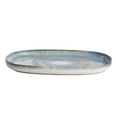 9" x 13" Costa Azul Oval Ceramic Serving Platter