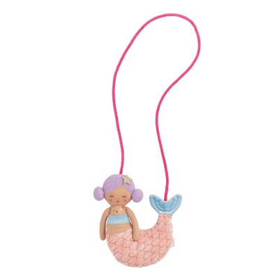Plush Purple Mermaid Purse by Mud Pie