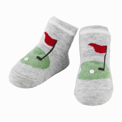Golf Flag Baby Socks by Mud Pie