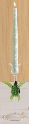 Box of Two Green Sea Turtle Taper Candles by Mud Pie