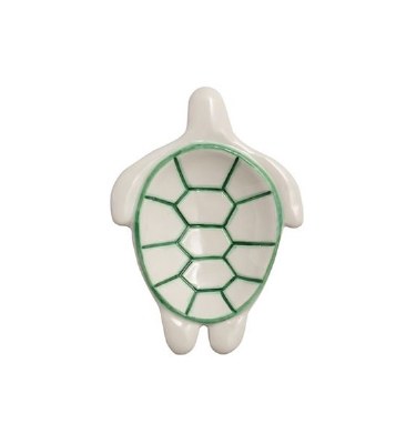 Small Green Ceramic Turtle Dish by Mud Pie
