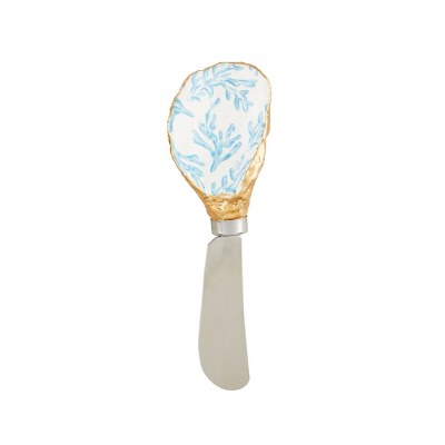 5.5" Coral Oyster Spreader by Mud Pie