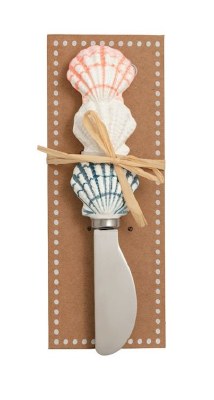 Multi Color Ceramic Shell Spreader by Mud Pie