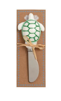 Green Ceramic Turtle Spreader by Mud Pie