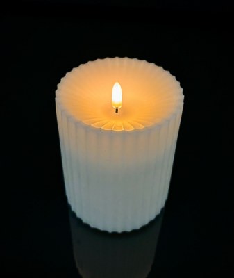 4" x 5" LED Ivory Outdoor Pillar