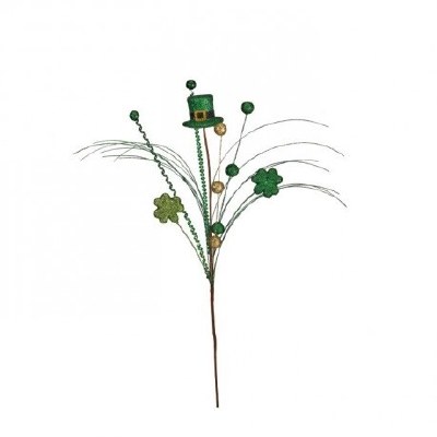 18" St. Patrick's Day Hats and Shamrocks Spray