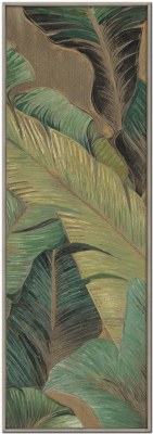 48" x 18" Lush Layers 2 Tropical Canvas Framed