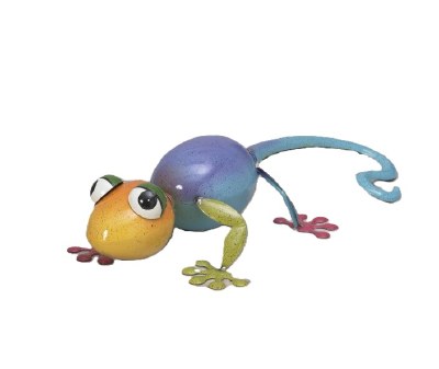 16" Blue Body Metal Geck