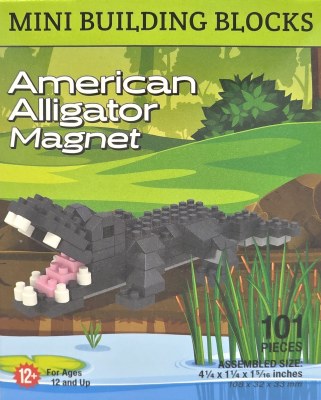 American Alligator Mini Building Blocks Magnet