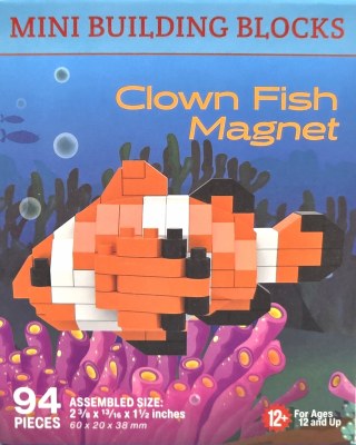Clown Fish Mini Building Blocks Magnet