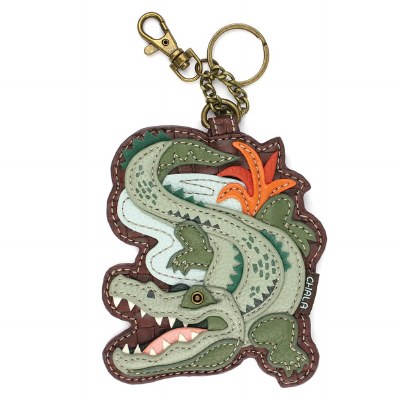 5" Alligator Coin Fob