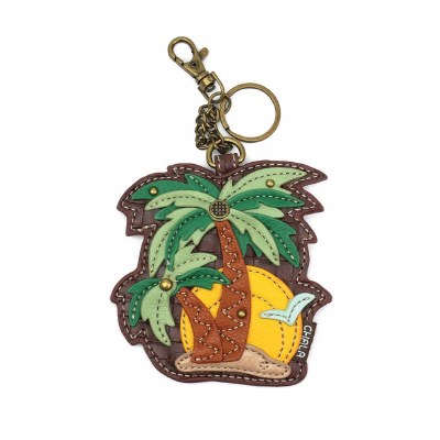 5" Palm Trees Coin Fob