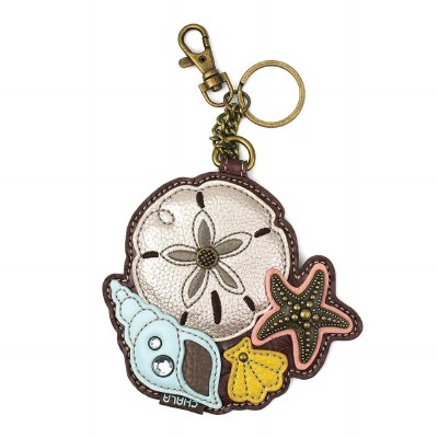 5" Sand Dollar Coin Fob