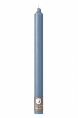 12" Prairie Blue Taper Candle