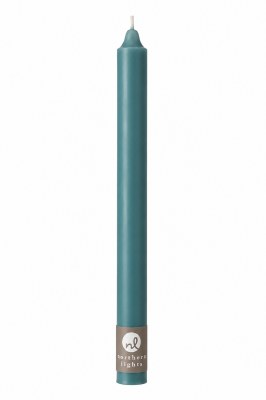 12" Calypso Turquoise Taper Candle