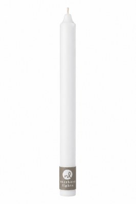 7" White Taper Candle