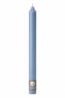 7" Prairie Blue Taper Candle