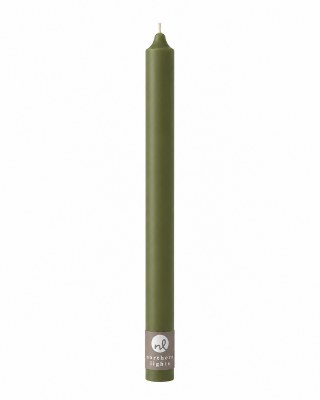 7" Moss Green Taper Candle