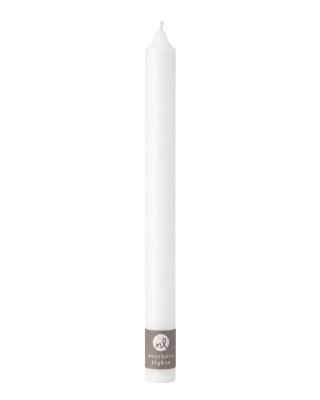 10" White Thick Taper Candle