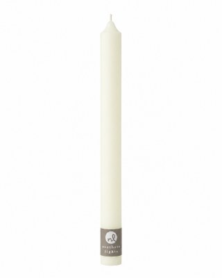 10" Ivory Thick Taper Candle