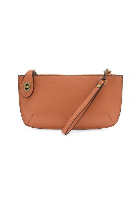 5" x 9.5" Peach Crossbody Wristlet