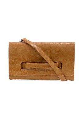 5" x 10" Camel Handle Crossbody Clutch