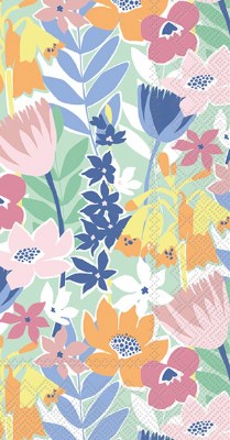 8" x 4" Flower Collage Guest Towels
