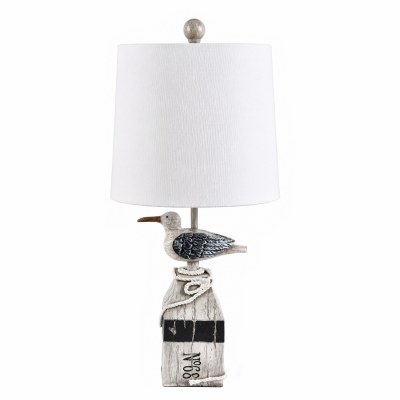 21" Gray Seagull Table Lamp