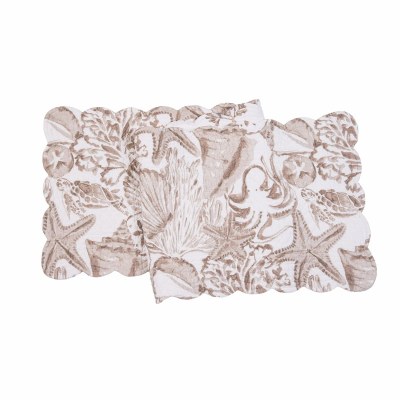 51" Barley Coast Shells Coastal Table Runner