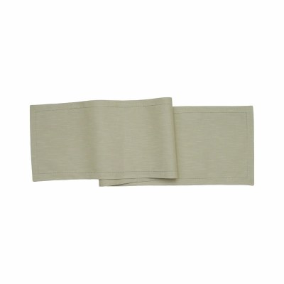 72" Green Hemstitch Table Runner