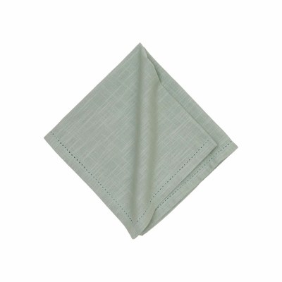 18" Sea Glass Hemstitch Fabric Napkin
