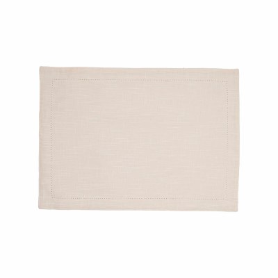 14" x 20" Natural Hemstitch Placemat