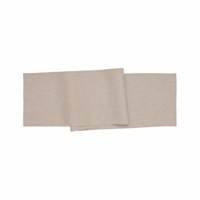 72" Tan Hemstitch Table Runner