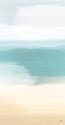 8" x 4" Beach Strokes Guest Towels