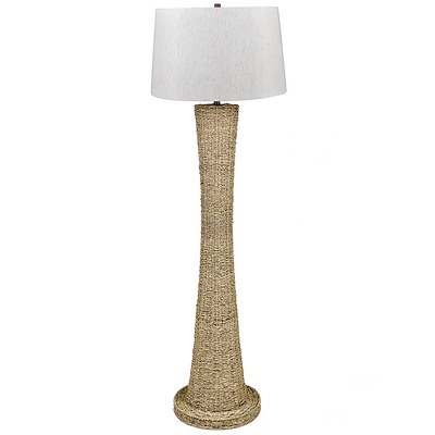 66" Natural Seagrass Floor Lamp