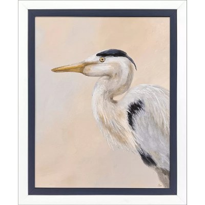 33" x 27" Heron Haven 2 Framed Coastal Print
