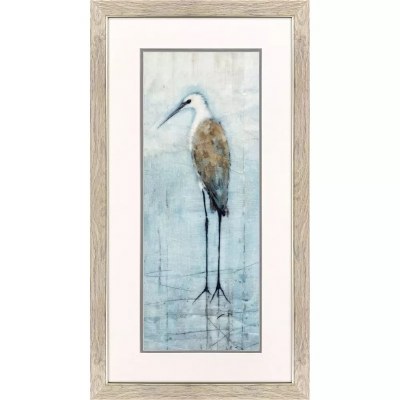 35" x 19" Head Down Seabird Framed Coastal Print