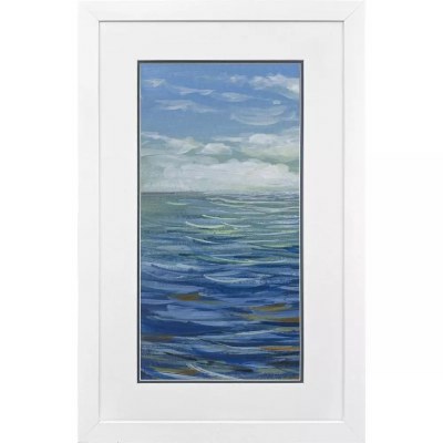 33" x 21" Low Clouds Framed Print