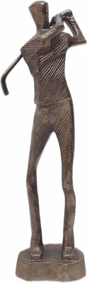 19" Bronze Golfer Sculpture