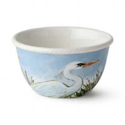 5" White Egret Bowl