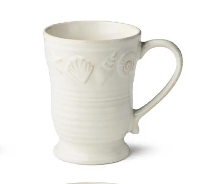 18 Oz Cream Coastline Mug