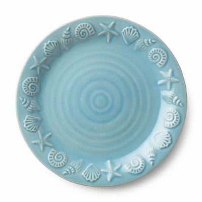 10.5" Blue Coastline Plate