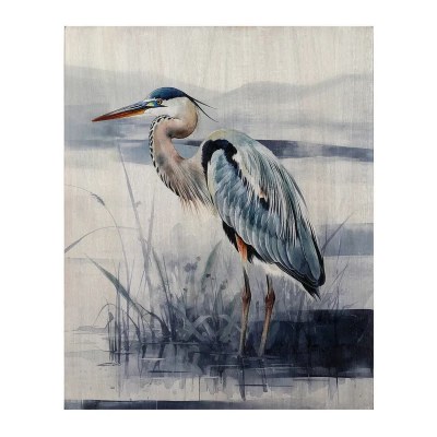 19.5" x 16" Blue Heron 1 Plaque