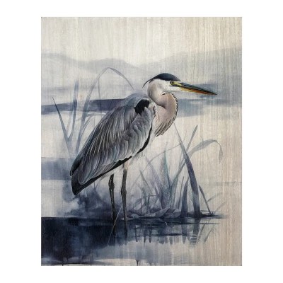19.5" x 16" Blue Heron 2 Plaque