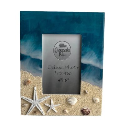 4" x 6" 3D Beach Scene Photo Frame