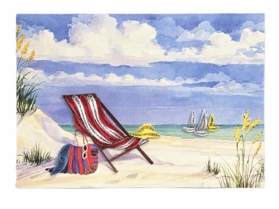 Beach Quilling Card