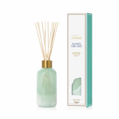 8 Oz Aloha Orchid Light Green Reed Diffuser