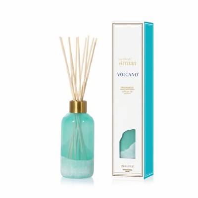 8 Oz Volcano Fragrance Aqua Artisan Glass Reed Diffuser Kit