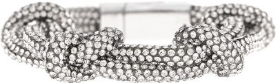 Silver Bling Rope Magnetic Bracelet